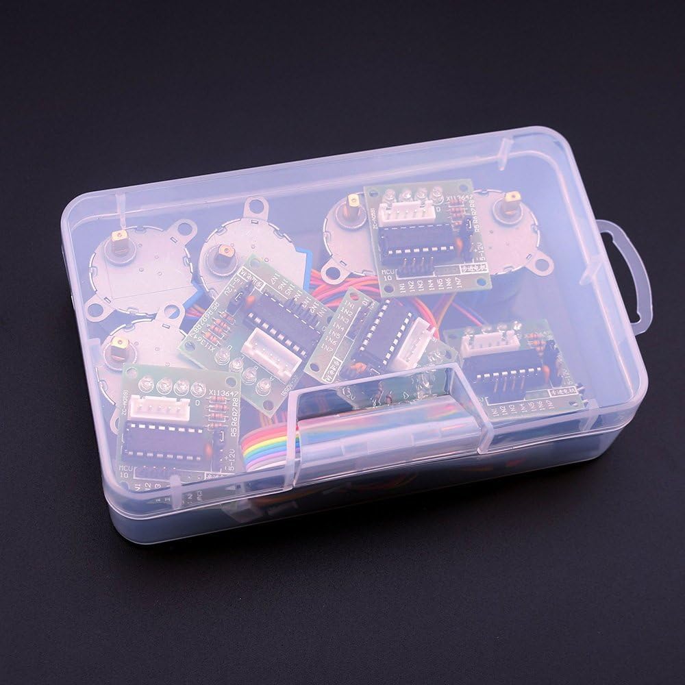 ELEGOO 5 Sets 28BYJ-48 ULN2003 5V Stepper Motor + ULN2003 Driver Board Compatible with Arduino - Image 4