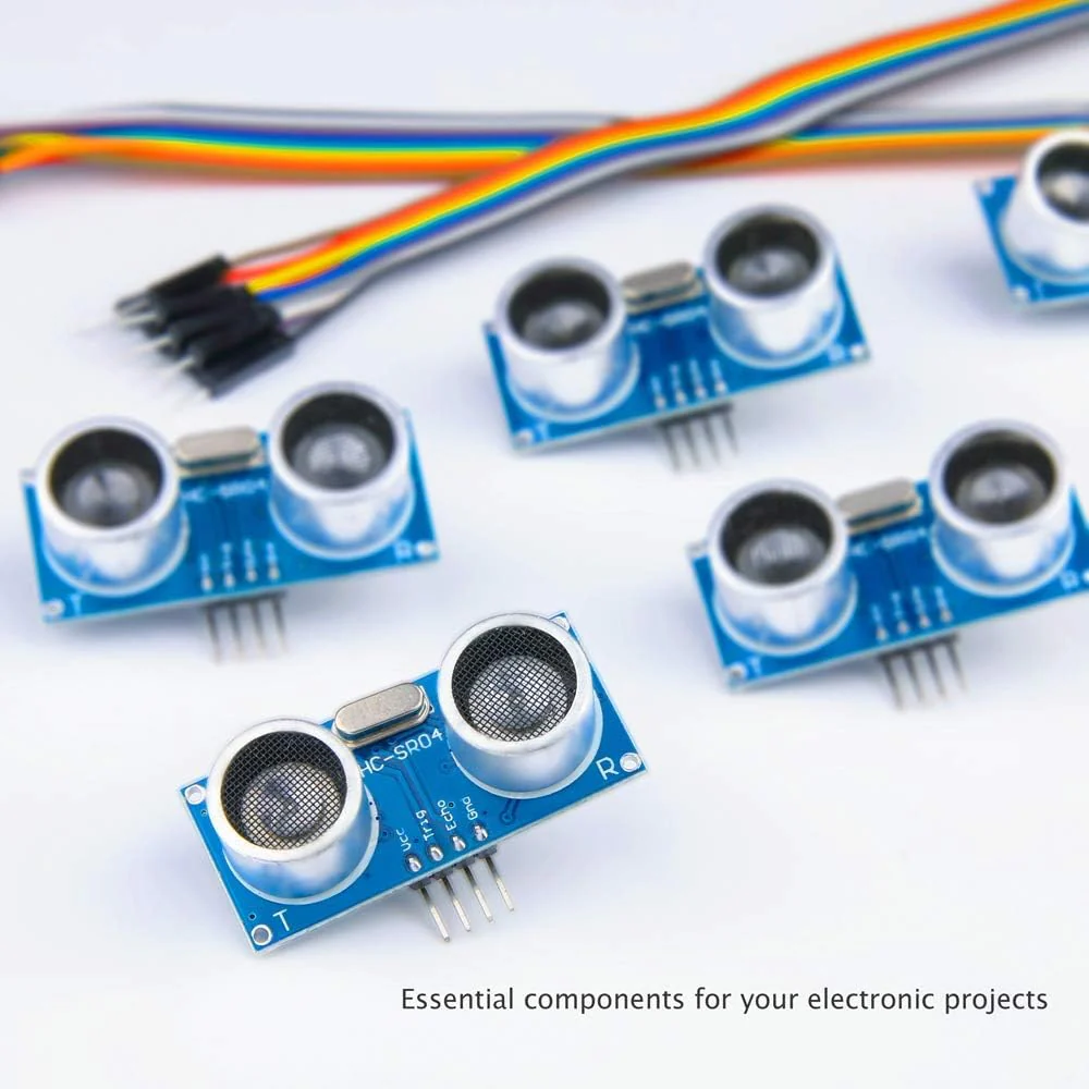 ELEGOO 5PCS HC-SR04 Ultrasonic Module Distance Sensor Compatible with Arduino UNO MEGA R3 Nano Robot XBee ZigBee - Image 3