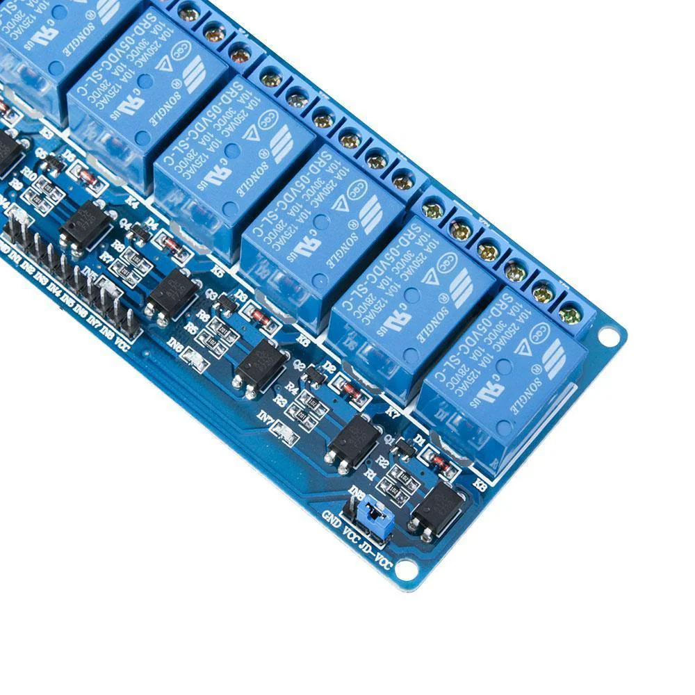Relay Module with Optocoupler (8 Channel/4 Channel DC 5V ) - Image 2