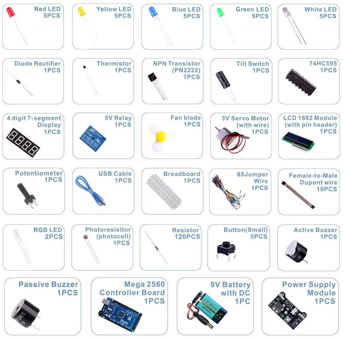Mega 2560 Basic Starter Kit - Image 6