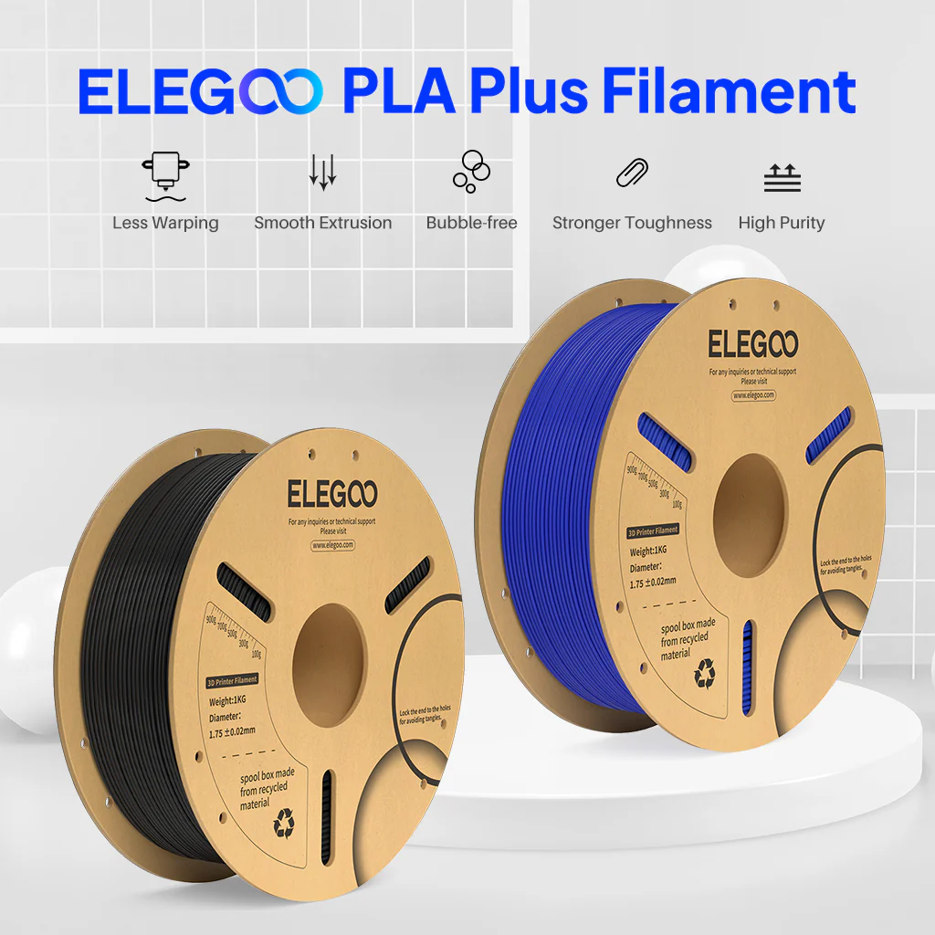 PLA PLus Filament 1.75mm 4 Colors 10KG - Image 3