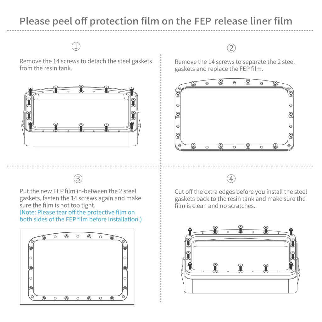 PFA Film for Mars 4 DLP (5 Pcs) - Image 5
